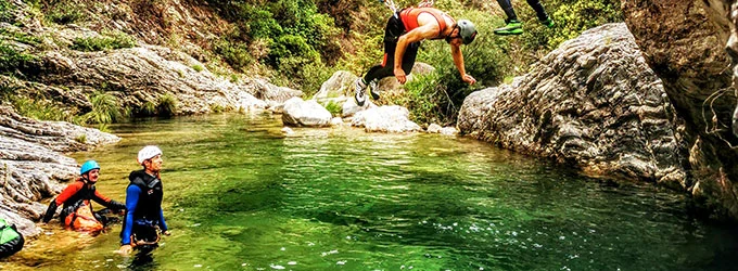 Positionnement dispense - VAE canyoning