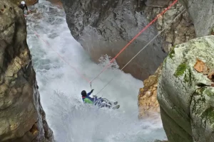 Stage de canyoning de l'ENSA